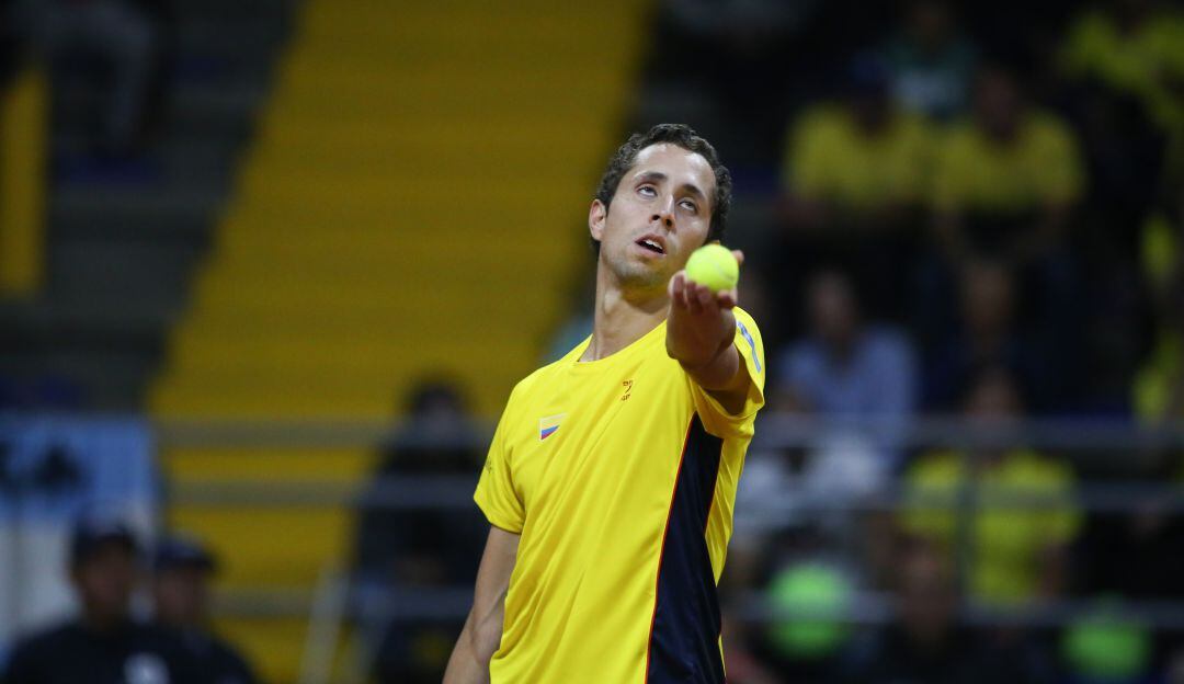 Daniel Galán, raqueta número uno masculina de Colombia.