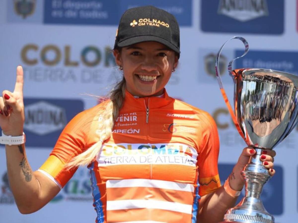 Lina Hernández, del equipo Colnago, gana el Tour Colombia Femenino