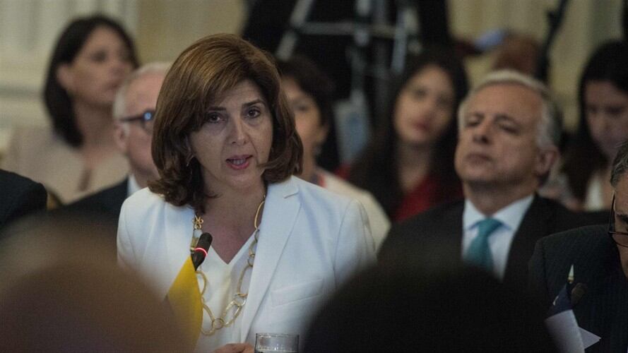 María Ángela Holguín también afirmó que Cuba no es la salida a la crisis, debido a que "dicen que ellos son respetuosos del gobierno venezolano". Foto: Getty Images