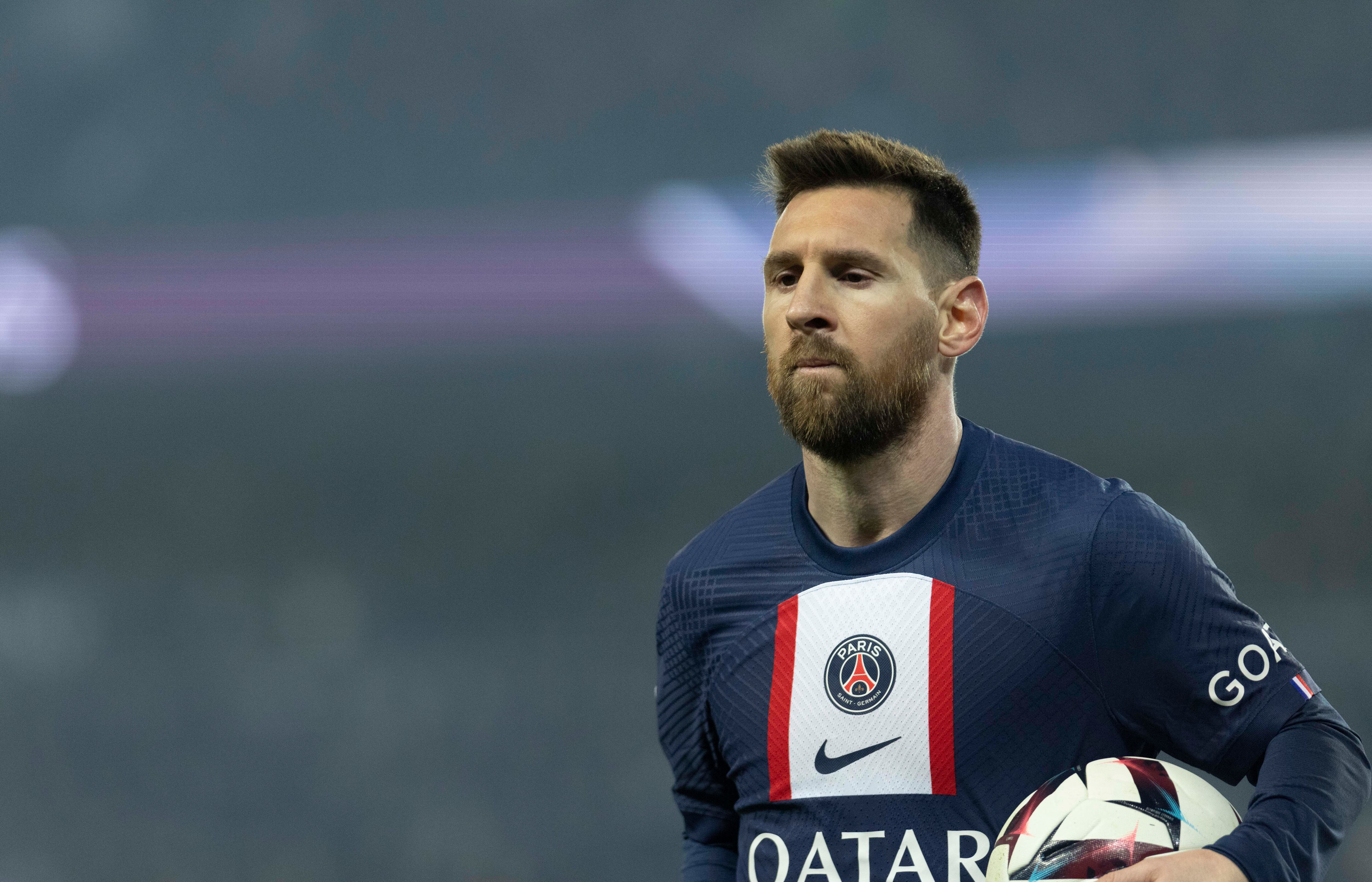 Lionel Messi, volante del PSG.  (Photo by Tnani Badreddine/DeFodi Images via Getty Images)