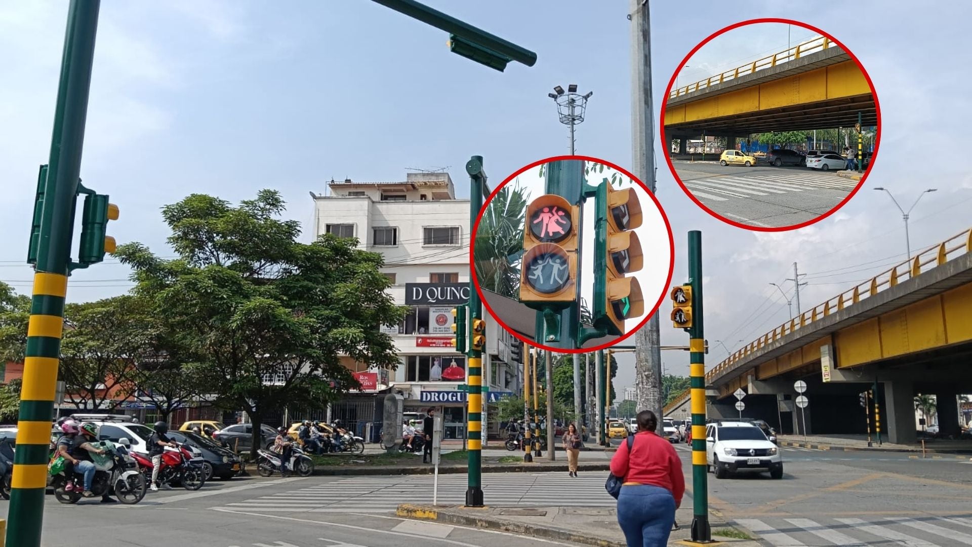 Autopista suroriental con carrera 39 en Cali / Foto: Caracol Radio Cali