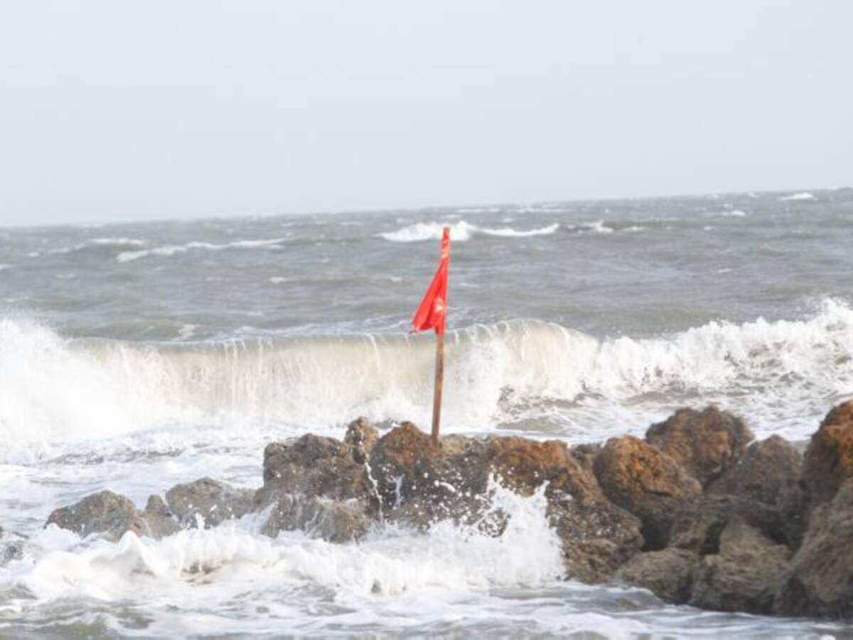 Dimar alertó sobre velocidad de los vientos en Cartagena: olas podrían alcanzar altura de 3 metros