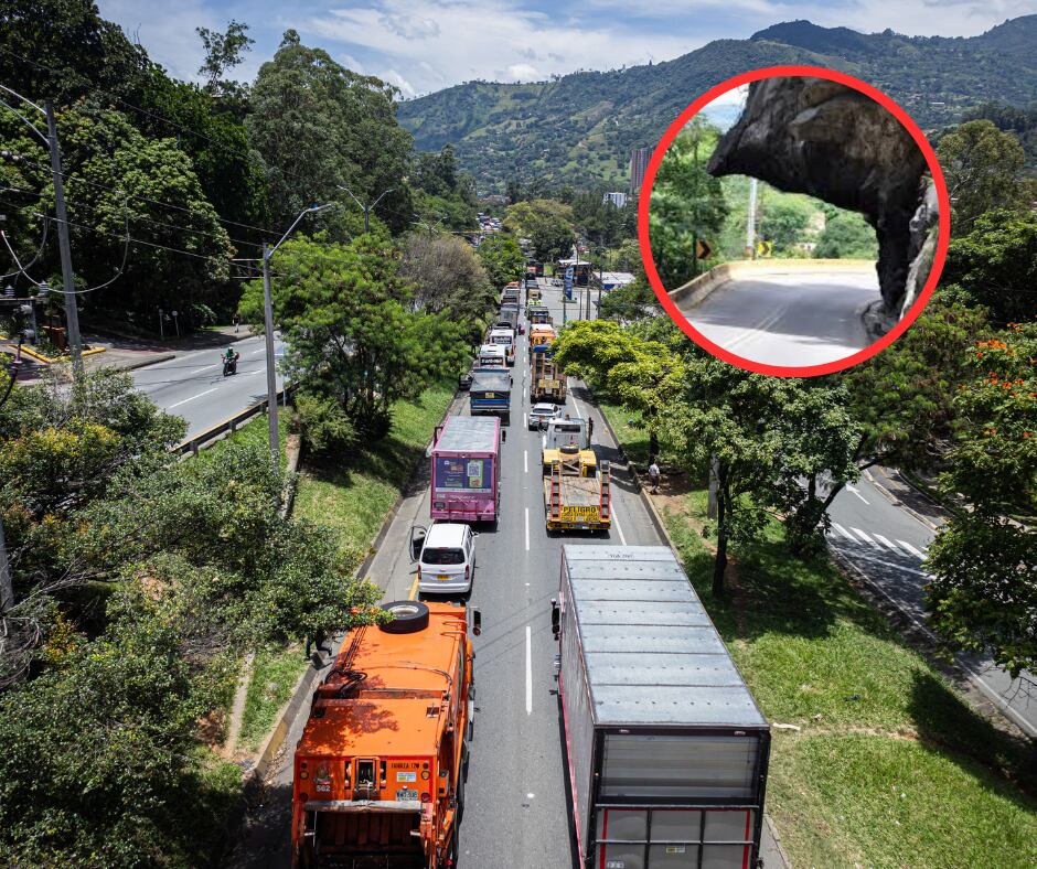 Vía colombiana y foto de la nariz del diablo (Getty Images)