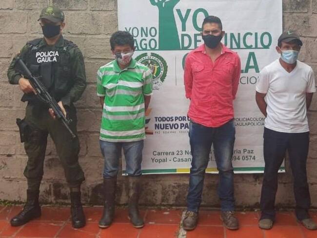 Operativo múltiple logra detención de 4 disidentes armados