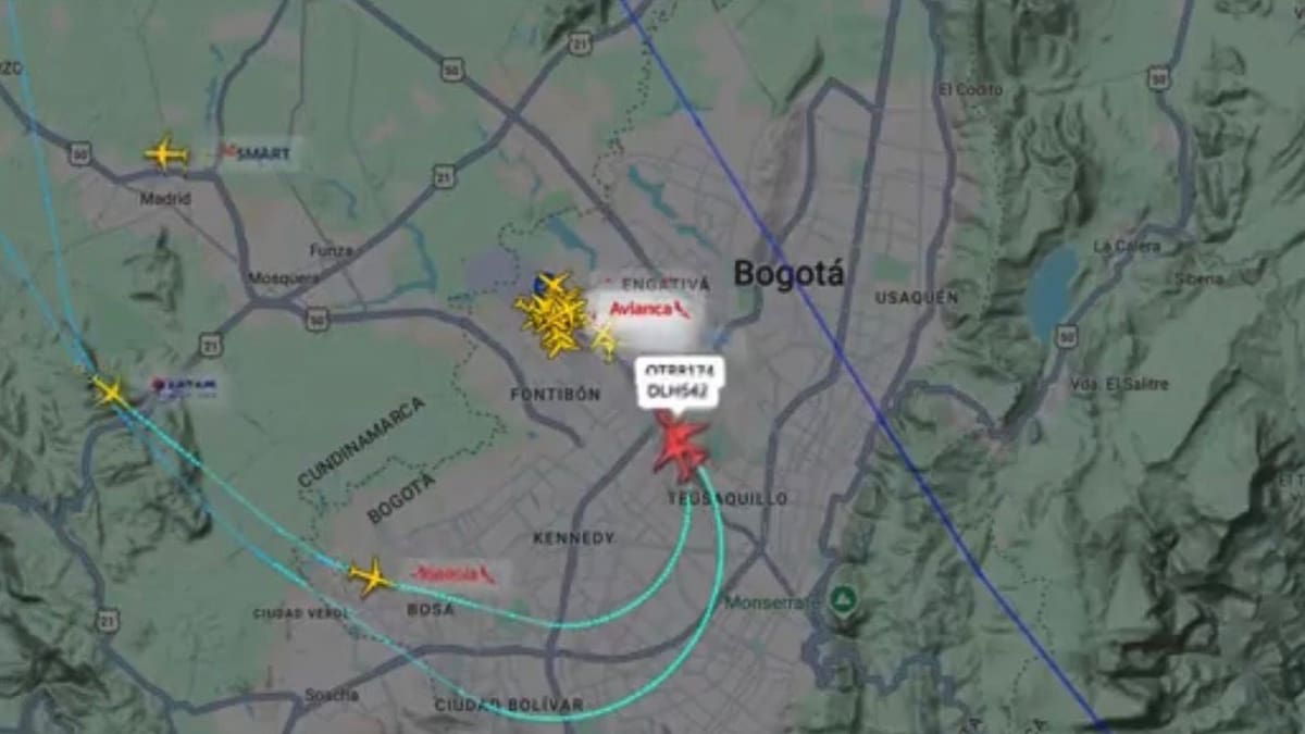 EN VIDEO| Lufthansa abortó aterrizaje en El Dorado: dos vuelos coincidieron en la misma pista