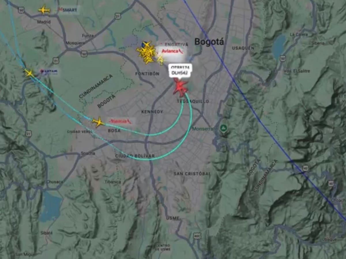 EN VIDEO| Lufthansa abortó aterrizaje en El Dorado: dos vuelos coincidieron en la misma pista