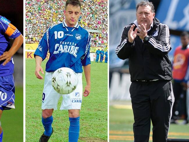 Ricardo Ciciliano, Jhon Mario Ramírez y Rubén Israel