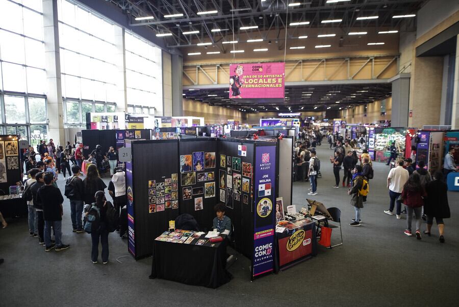 Desde el 9 al 12 de junio se realiza la décima versión del Comic Con 2023, donde se reunirán los fanáticos de los cómics, la televisión y el cine. (Colprensa - John Paz)