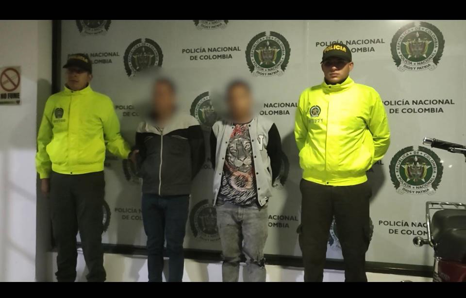 Capturados por el crimen de Silvio Rosero Arteaga. Foto: Policía Nacional