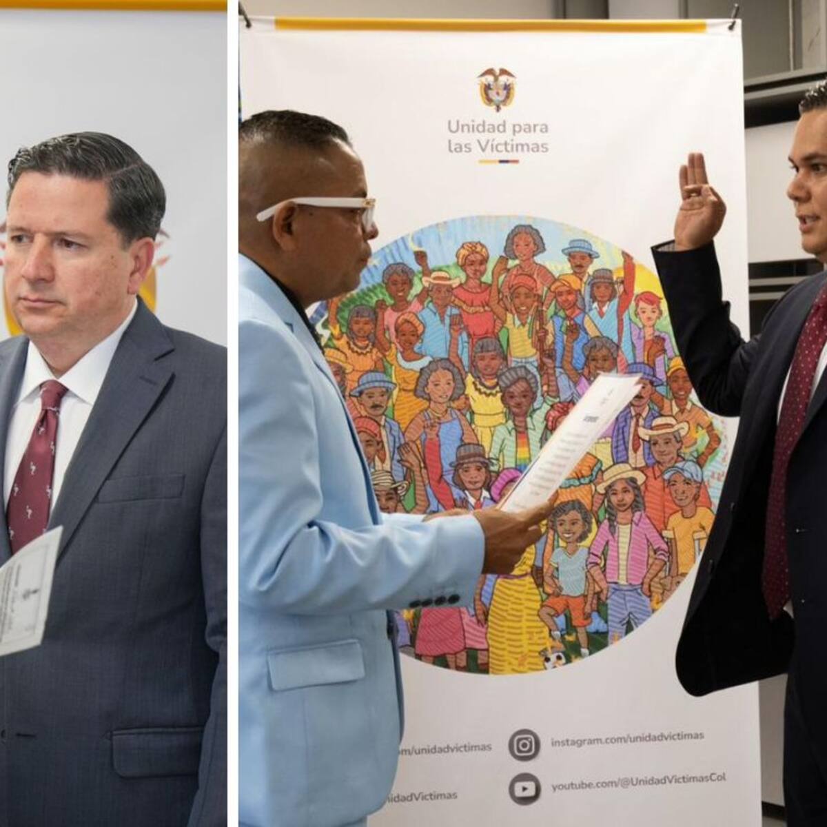 Dos santandereanos llegan a la Unidad para las Víctimas y asumen cargos clave