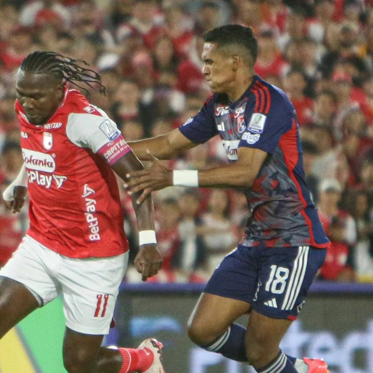 Independiente Santa Fe salva un empate ante Independiente Medellín en El Campín