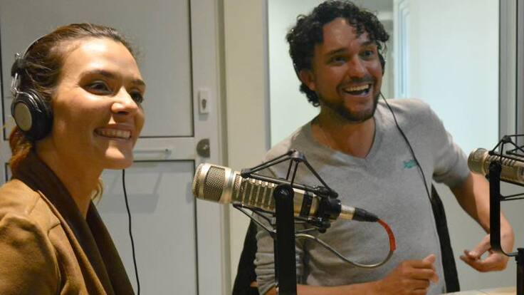 Andrés Cepeda y Kany García en Una serenata al Oído