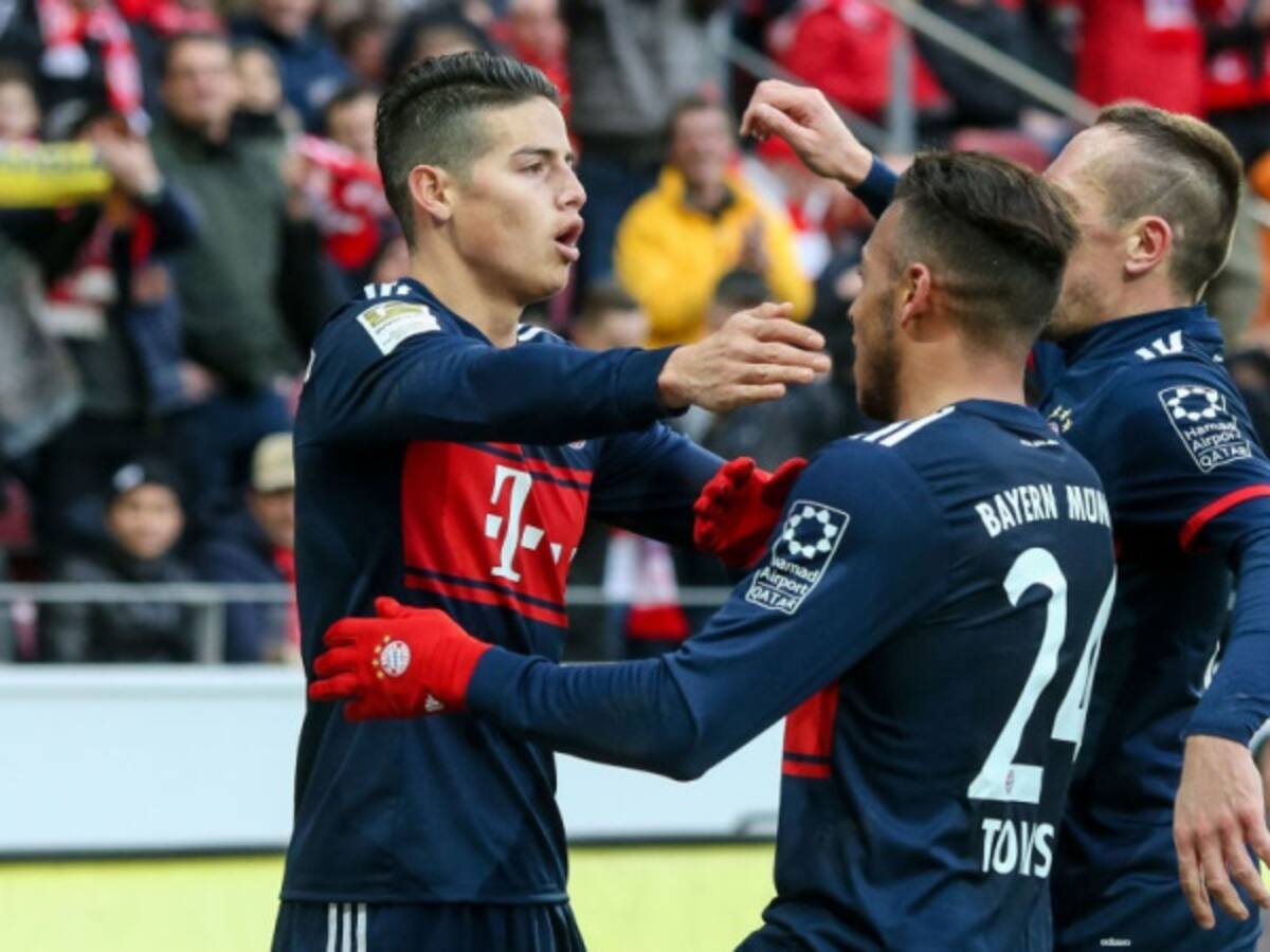 James puede ser campeón de Alemania anticipadamente con el Bayern Múnich
