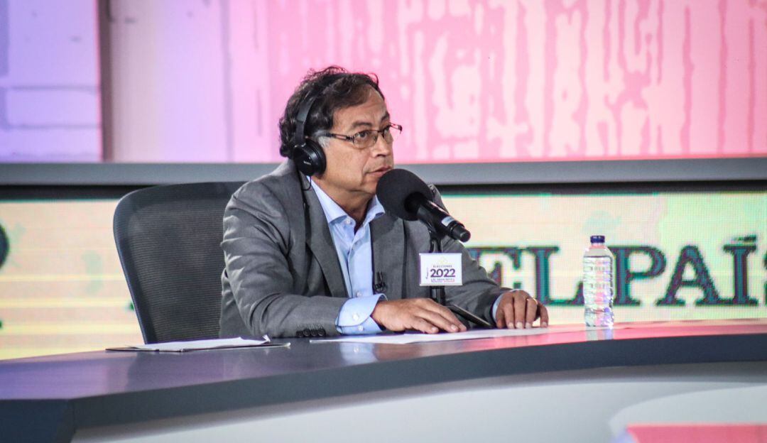 Gustavo Petro, candidato presidencial. 