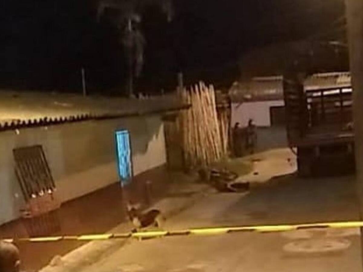 Un muerto y tres heridos dejó balacera en Montenegro, Quindío