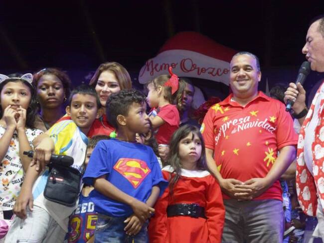 Niños de Cartagena disfrutaron de una gran fiesta navideña