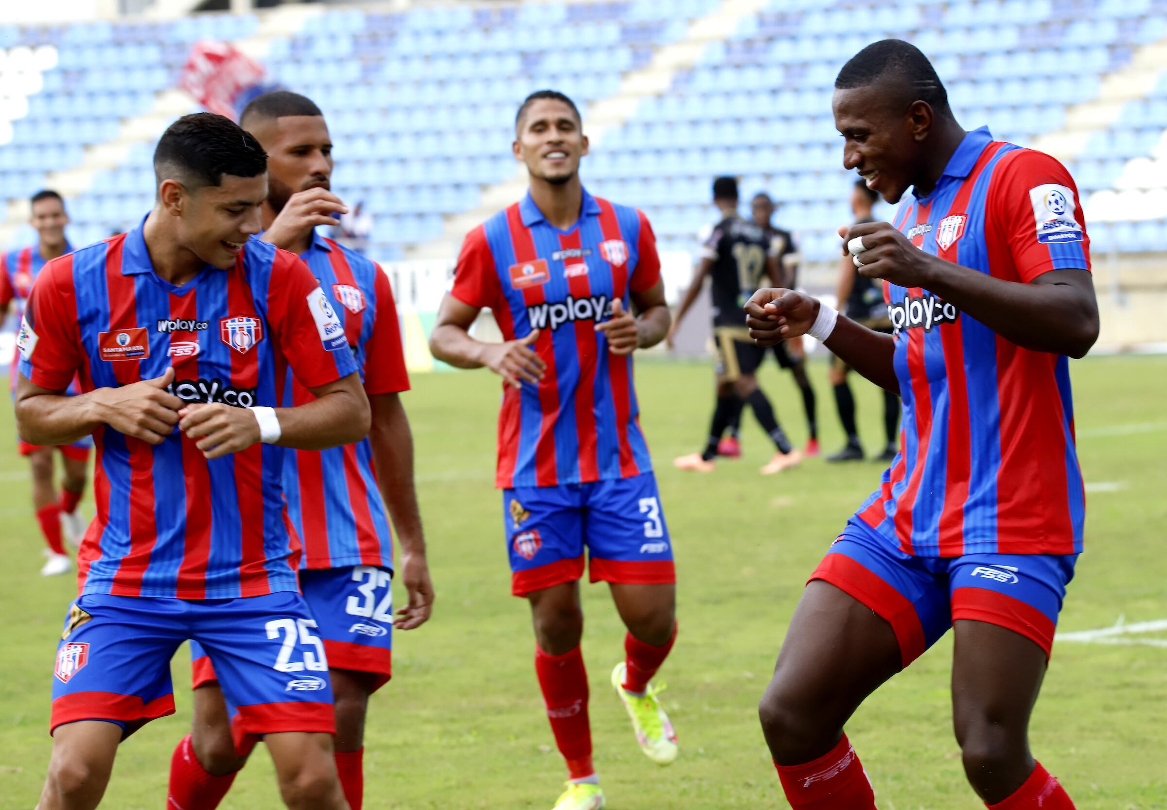 SANTA MARTA. 12 de septiembre de 2021. Unión Magdalena enfrentó a Llaneros en el estadio Sierra Nevada, en juego válido por la octava fecha del Torneo BetPlay II-2021. (Cortesía Dimayor)