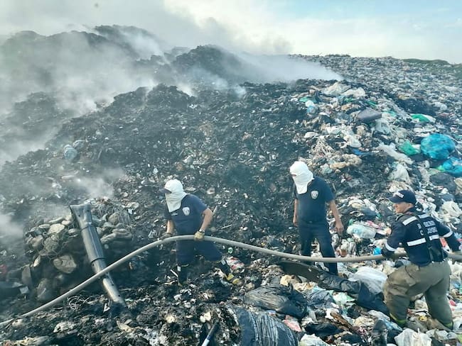 La emergencia se presentó en el relleno sanitario La Miel en Ibagué