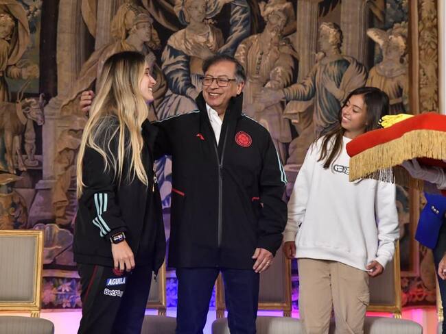 Homenaje del presidente Gustavo Petro a la Selección Colombia Femenina / Presidencia