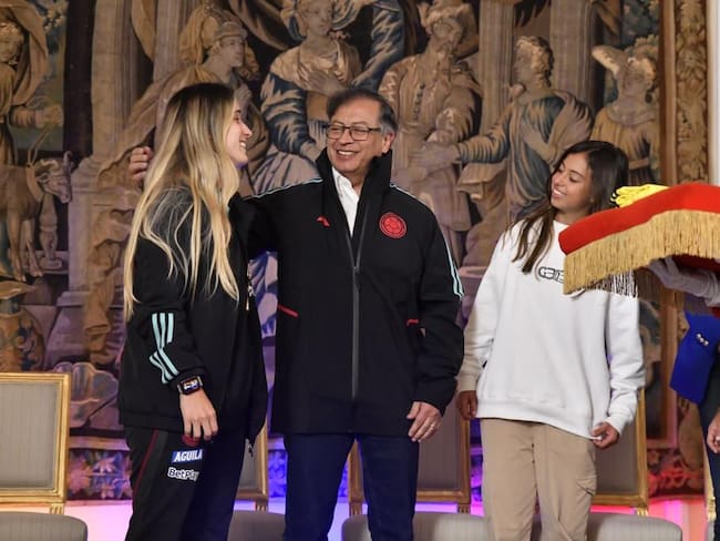 Homenaje del presidente Gustavo Petro a la Selección Colombia Femenina
