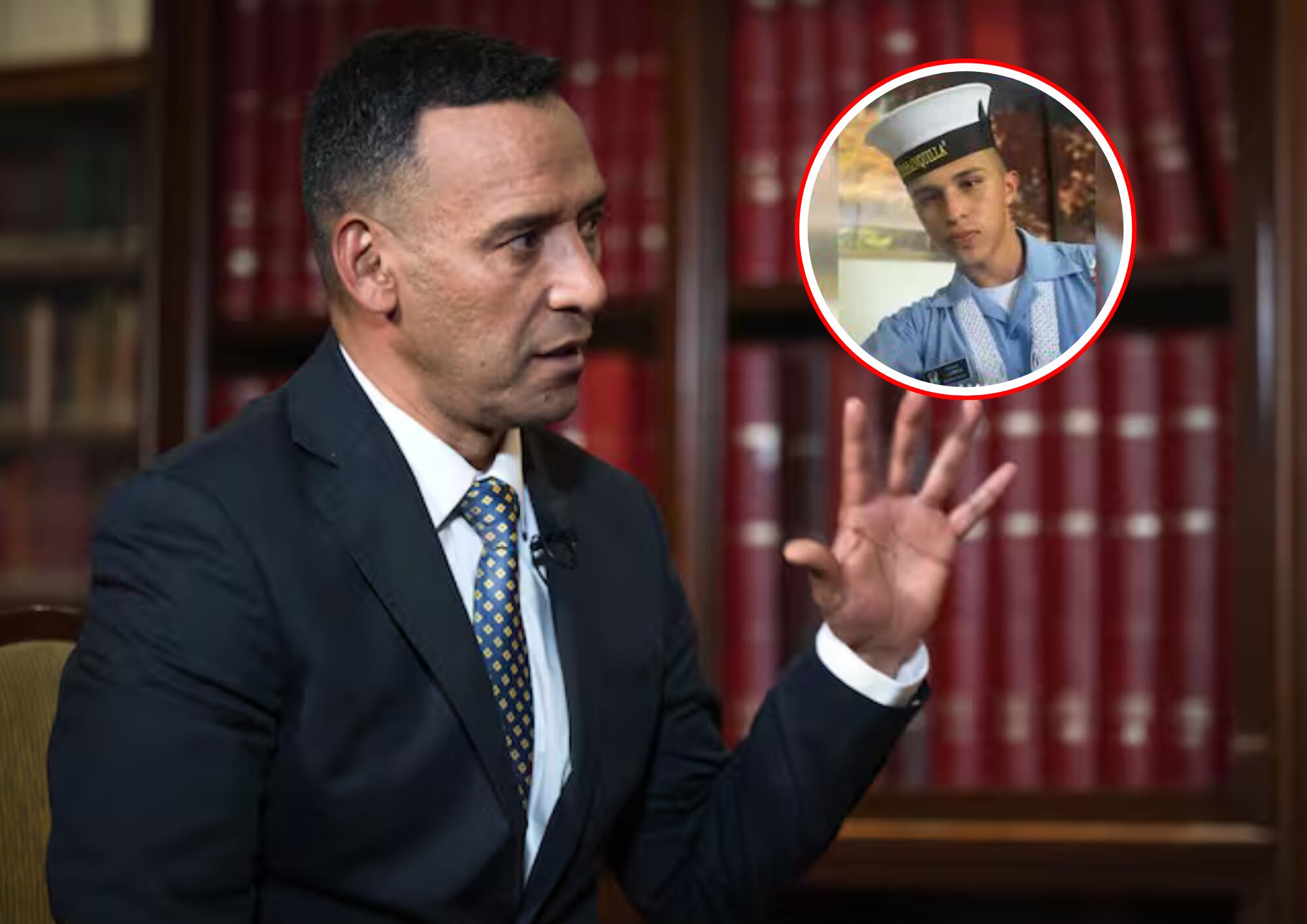 Ministro Pedro Sánchez y grumete.