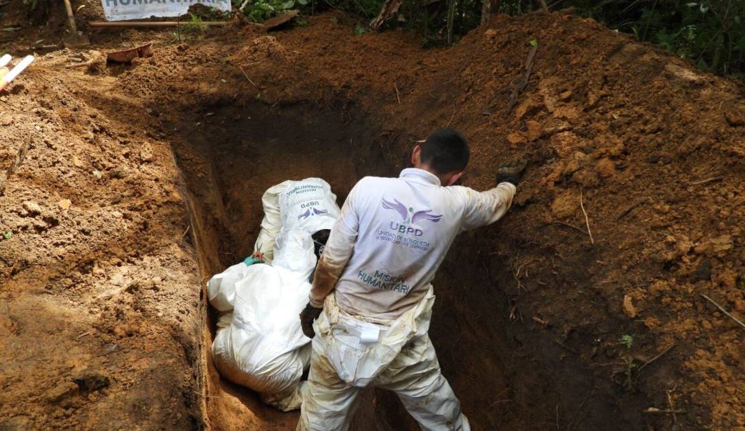 Recuperación cuerpos / Cortesía Unidad de Búsqueda