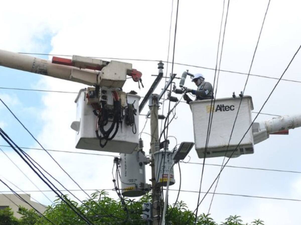 Aumenta el robo de cables de energía en Barranquilla