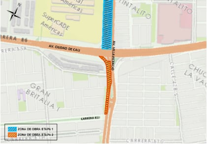 Cierres Avenida Villavicencio