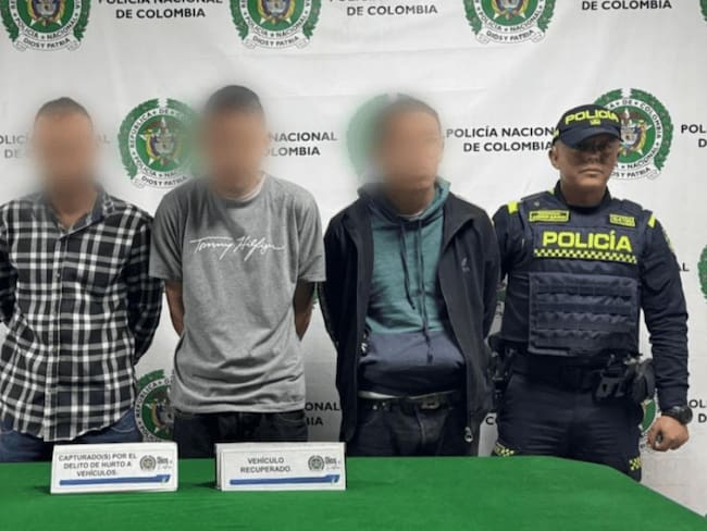 Un operativo policial en el Sur de Bogotá frustró el hurto de un vehículo y dejó tres capturados