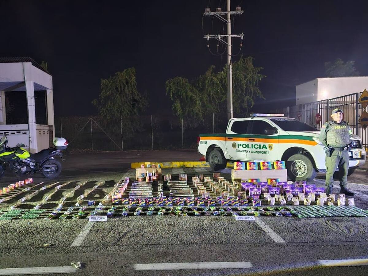 Incautaron más de 900 kilos de pólvora ilegal en vías del Tolima