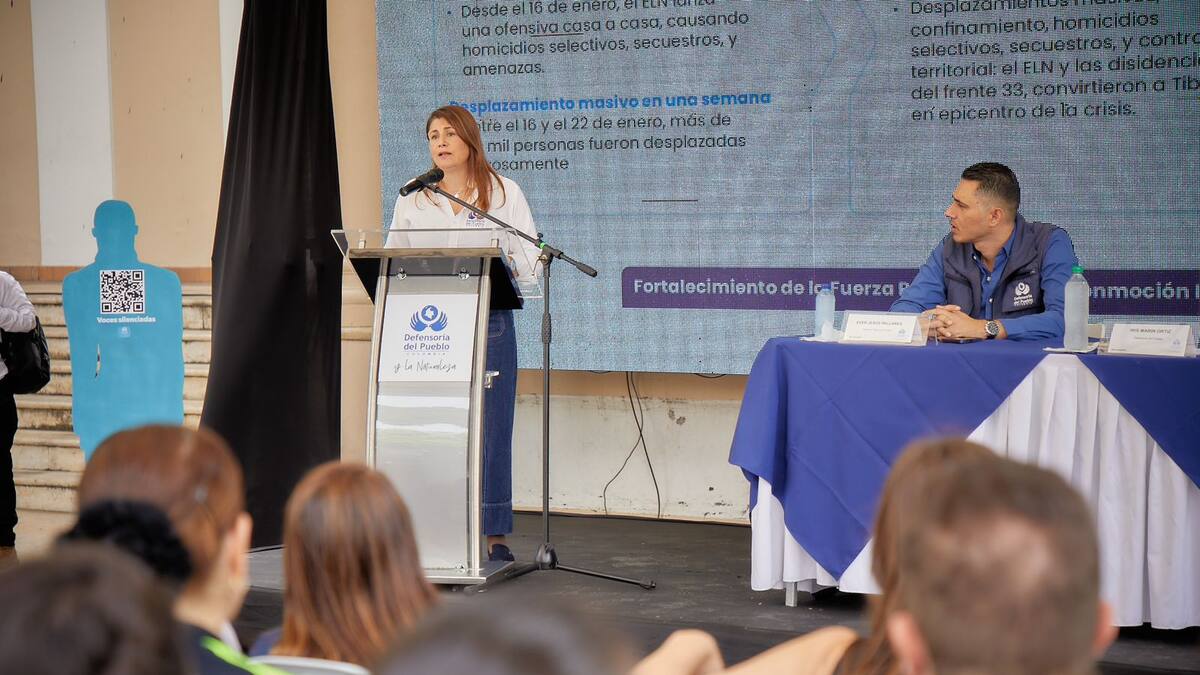 Defensoría del Pueblo alerta por panorama de violencia en Colombia