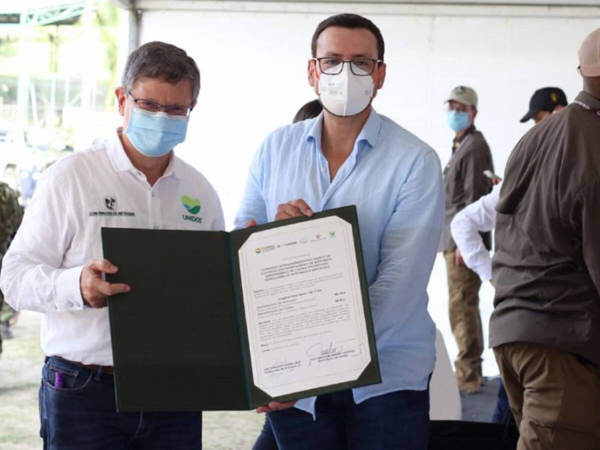 Una inversión de $1 billón para proyectos viales entre Caldas y Antioquia