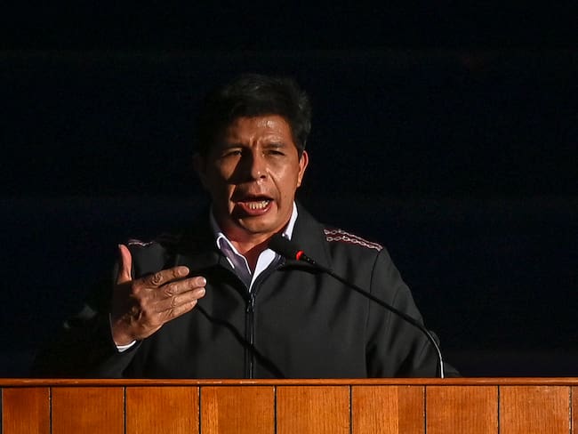 Pedro Castillo, el expresidente de Perú. (Foto:  Coliseo Casa de la Juventud).