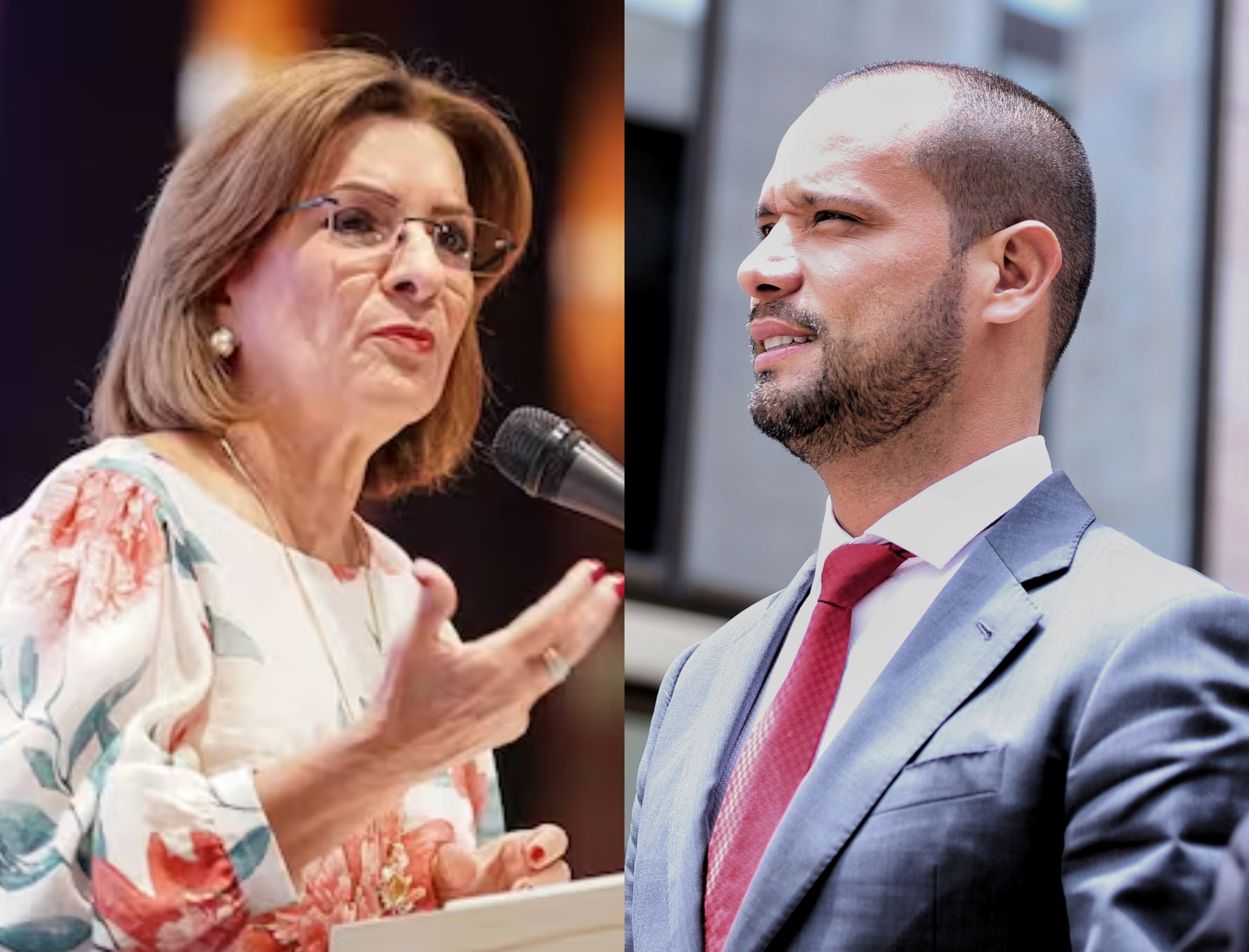 Procuradora Margarita Cabello y abogado, Iván Cancino | Fotos: Colprensa