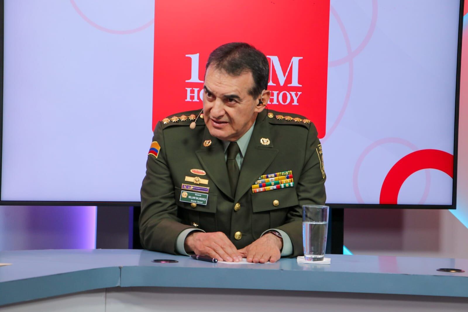 General William Salamanca, director general de la Policía Nacional de Colombia. Foto: Caracol Radio.