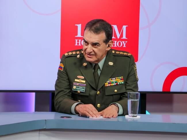 General William Salamanca, director general de la Policía Nacional de Colombia. Foto: Caracol Radio.