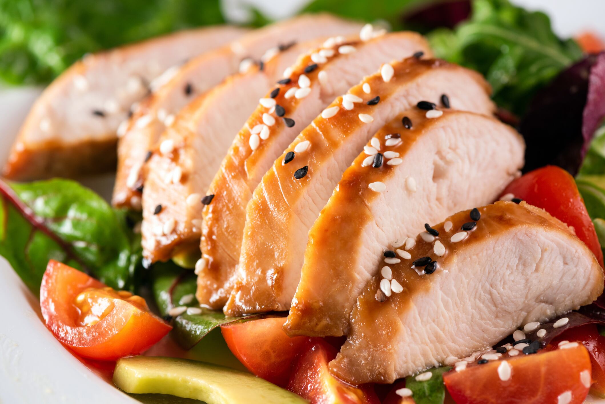 Delicioso plato con carne de cerdo. Disfrute productos del campo. Foto: Getty Images