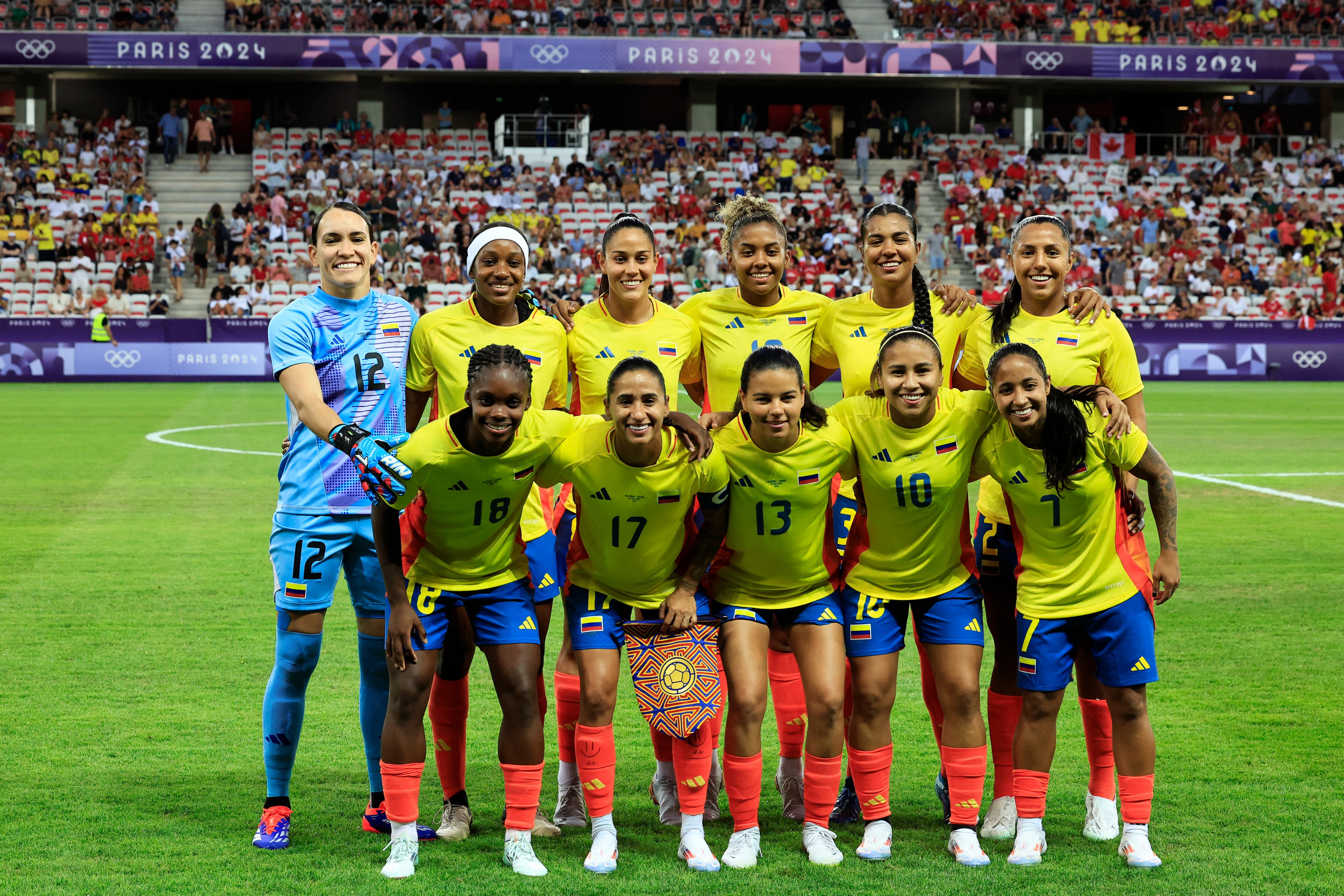 Once titular de la Selección Colombia frente a Canadá. (Photo by VALERY HACHE/AFP via Getty Images)