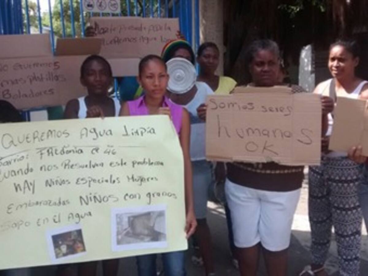 Más de 20 años completan cerca de 200 familias en Cartagena sin acueducto
