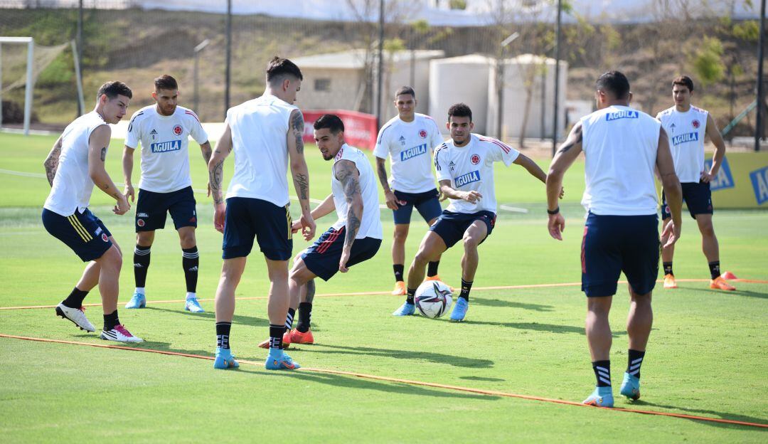 Entrenamiento de la Selección Colombia