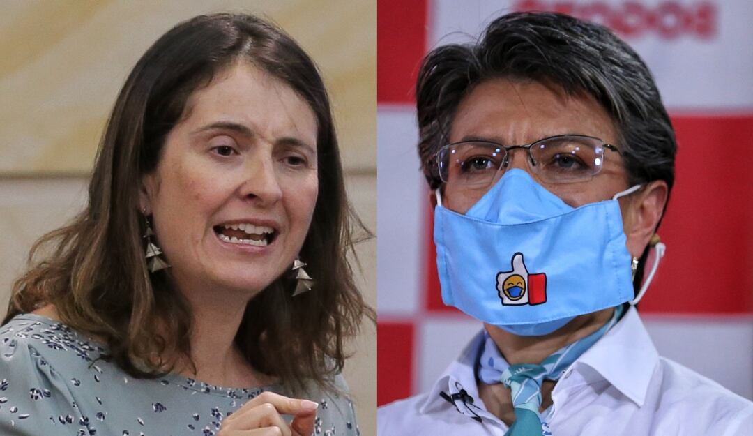 Paloma Valencia y Claudia López 