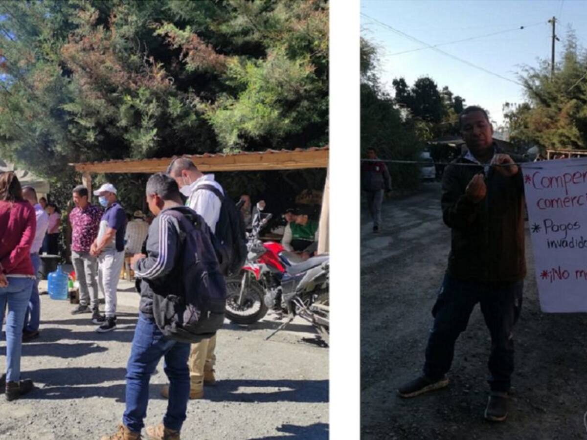 Por presuntos incumplimientos, la población protestó en el Túnel del Toyo