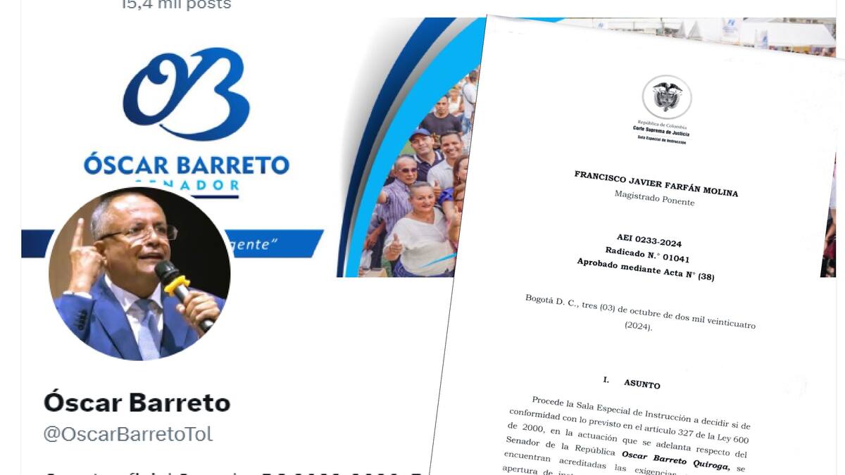 Corte archivó proceso contra senador Óscar Barreto