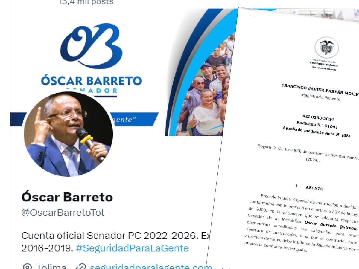 Corte archivó proceso contra senador Óscar Barreto