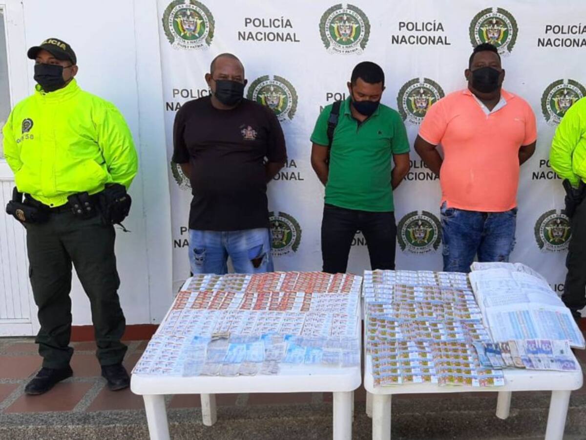 Capturan a tres de ‘Los Blanquitos’ dedicados al chance ilegal en Bolívar
