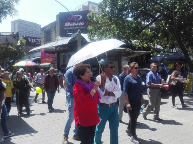 En Medellín fue agredida verbalmente la presidenta de la UP, Aida Avella