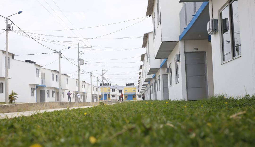 Viviendas de interés social en Colombia. Foto: Colprensa. 