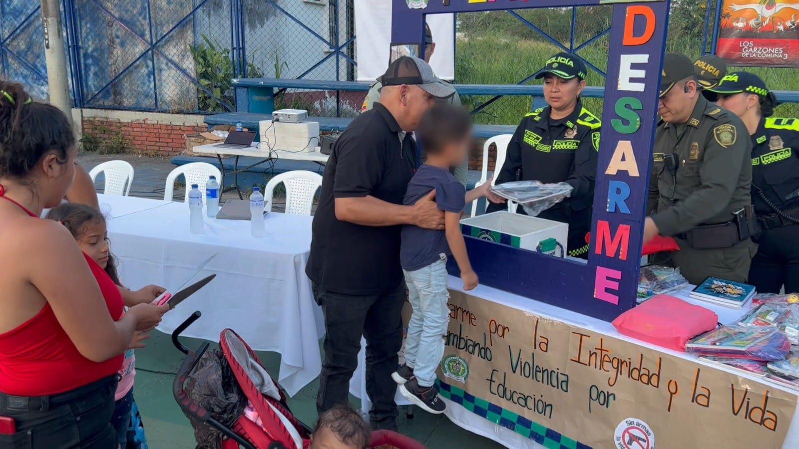 Plan desarme. Cortesía: Policía de Villavicencio.