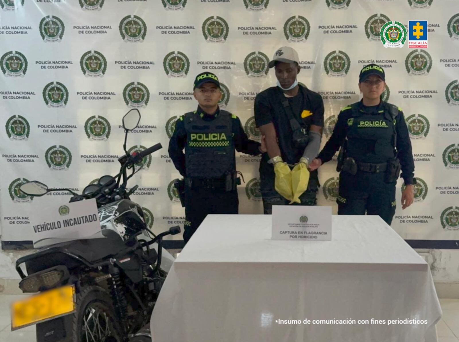 Un juez de control de garantías impuso medida de aseguramiento en centro carcelario al presunto sicario capturado tras el ataque armado en la Avenida Circunvalar de Pitalito.