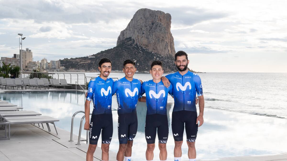 “Movistar es Colombia”: Así presenta el equipo a sus ciclistas colombianos para el 2024